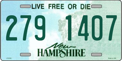 NH license plate 2791407