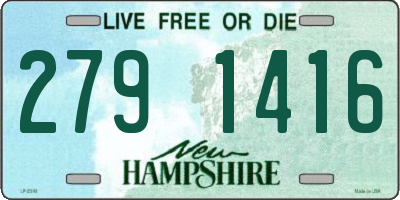 NH license plate 2791416