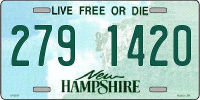 NH license plate 2791420