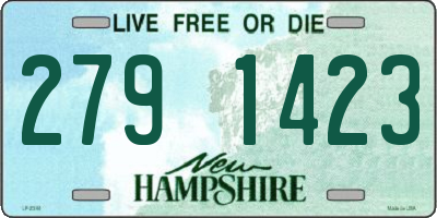 NH license plate 2791423