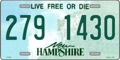 NH license plate 2791430