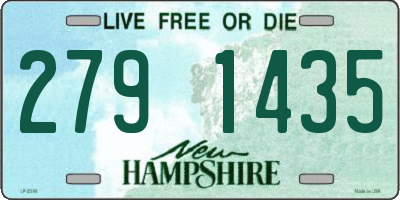 NH license plate 2791435