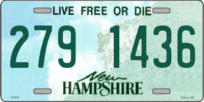 NH license plate 2791436