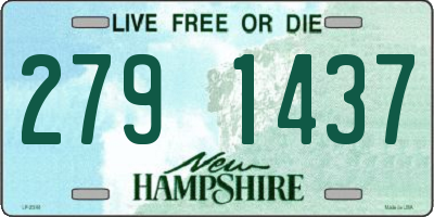 NH license plate 2791437
