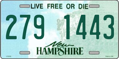 NH license plate 2791443