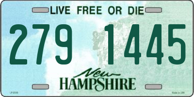 NH license plate 2791445