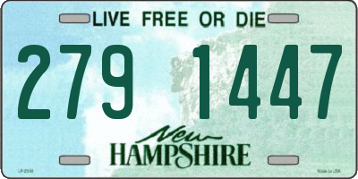 NH license plate 2791447