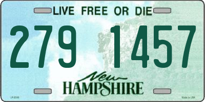 NH license plate 2791457