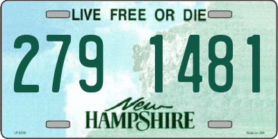 NH license plate 2791481