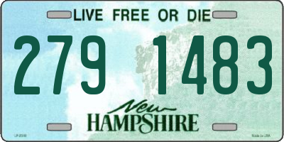 NH license plate 2791483