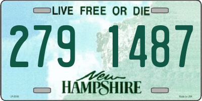 NH license plate 2791487