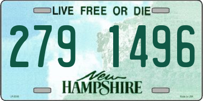 NH license plate 2791496