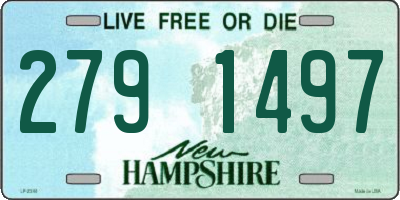 NH license plate 2791497