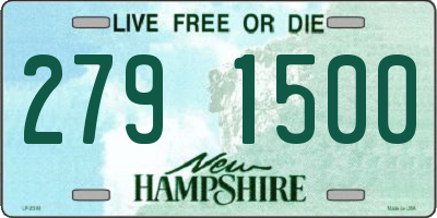 NH license plate 2791500