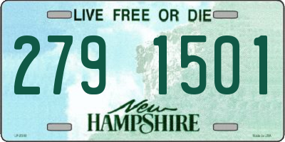 NH license plate 2791501