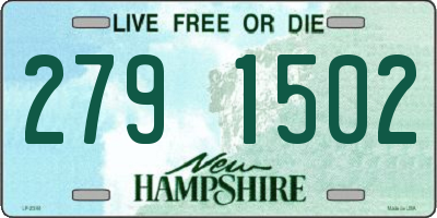 NH license plate 2791502