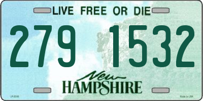 NH license plate 2791532