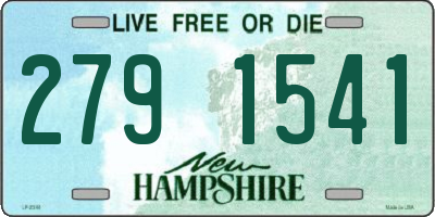 NH license plate 2791541