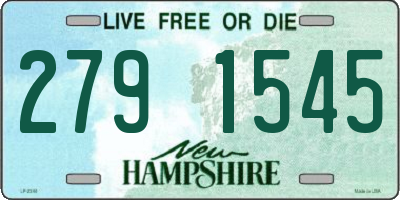 NH license plate 2791545