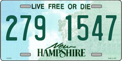 NH license plate 2791547