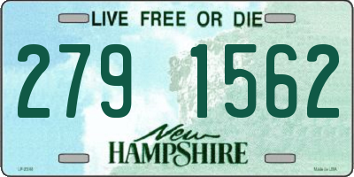 NH license plate 2791562