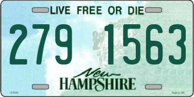 NH license plate 2791563