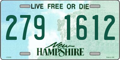 NH license plate 2791612