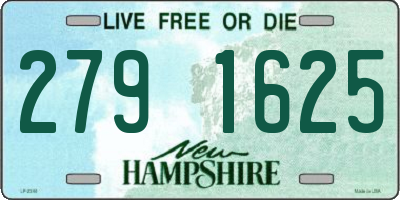 NH license plate 2791625