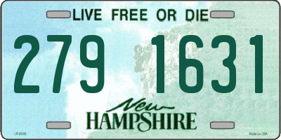 NH license plate 2791631