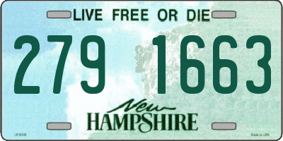 NH license plate 2791663
