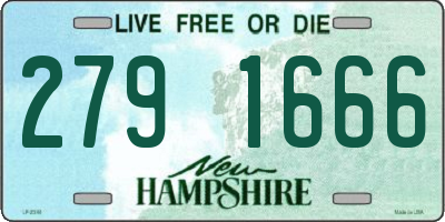 NH license plate 2791666