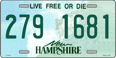NH license plate 2791681