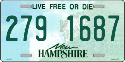 NH license plate 2791687