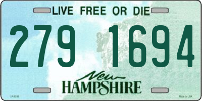 NH license plate 2791694