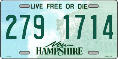 NH license plate 2791714