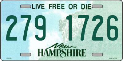 NH license plate 2791726