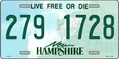 NH license plate 2791728