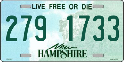 NH license plate 2791733
