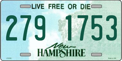 NH license plate 2791753