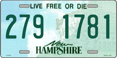 NH license plate 2791781