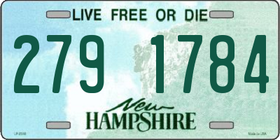 NH license plate 2791784