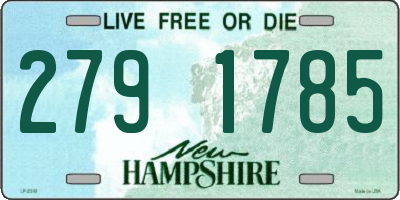 NH license plate 2791785