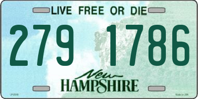 NH license plate 2791786