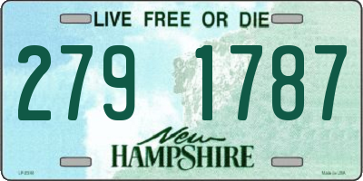 NH license plate 2791787