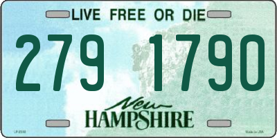 NH license plate 2791790