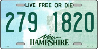 NH license plate 2791820