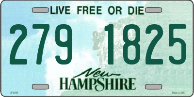 NH license plate 2791825