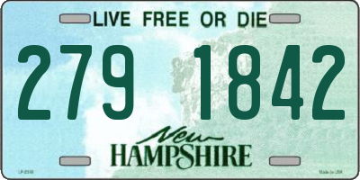 NH license plate 2791842