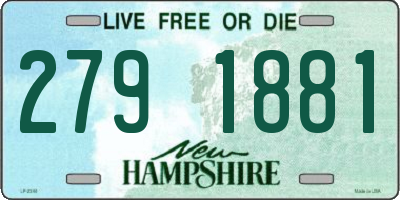 NH license plate 2791881