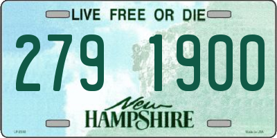 NH license plate 2791900